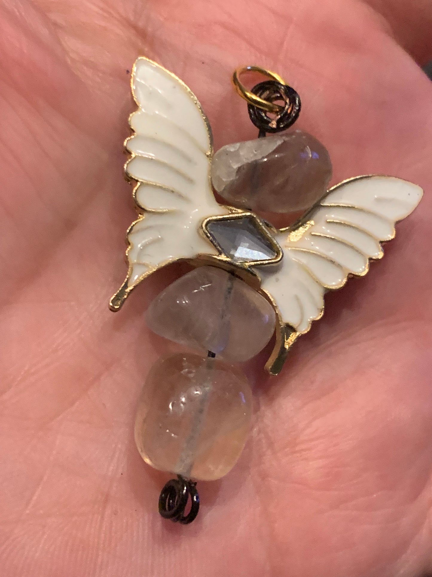 Fluorite Angel Pendant