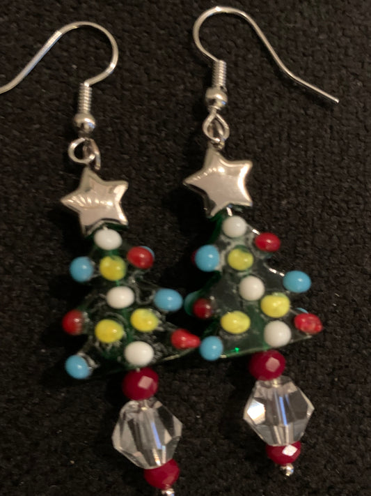 Christmas Tree earrings