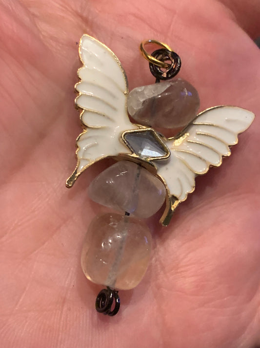 Fluorite Angel Pendant