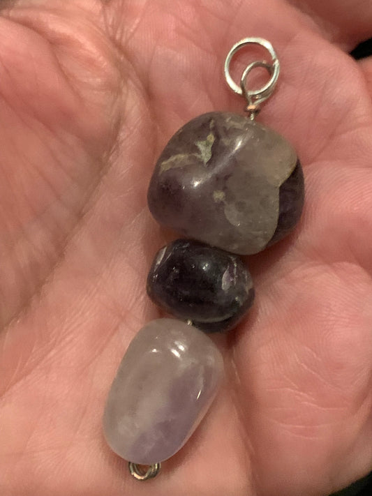 Amethyst Chunky Pendant