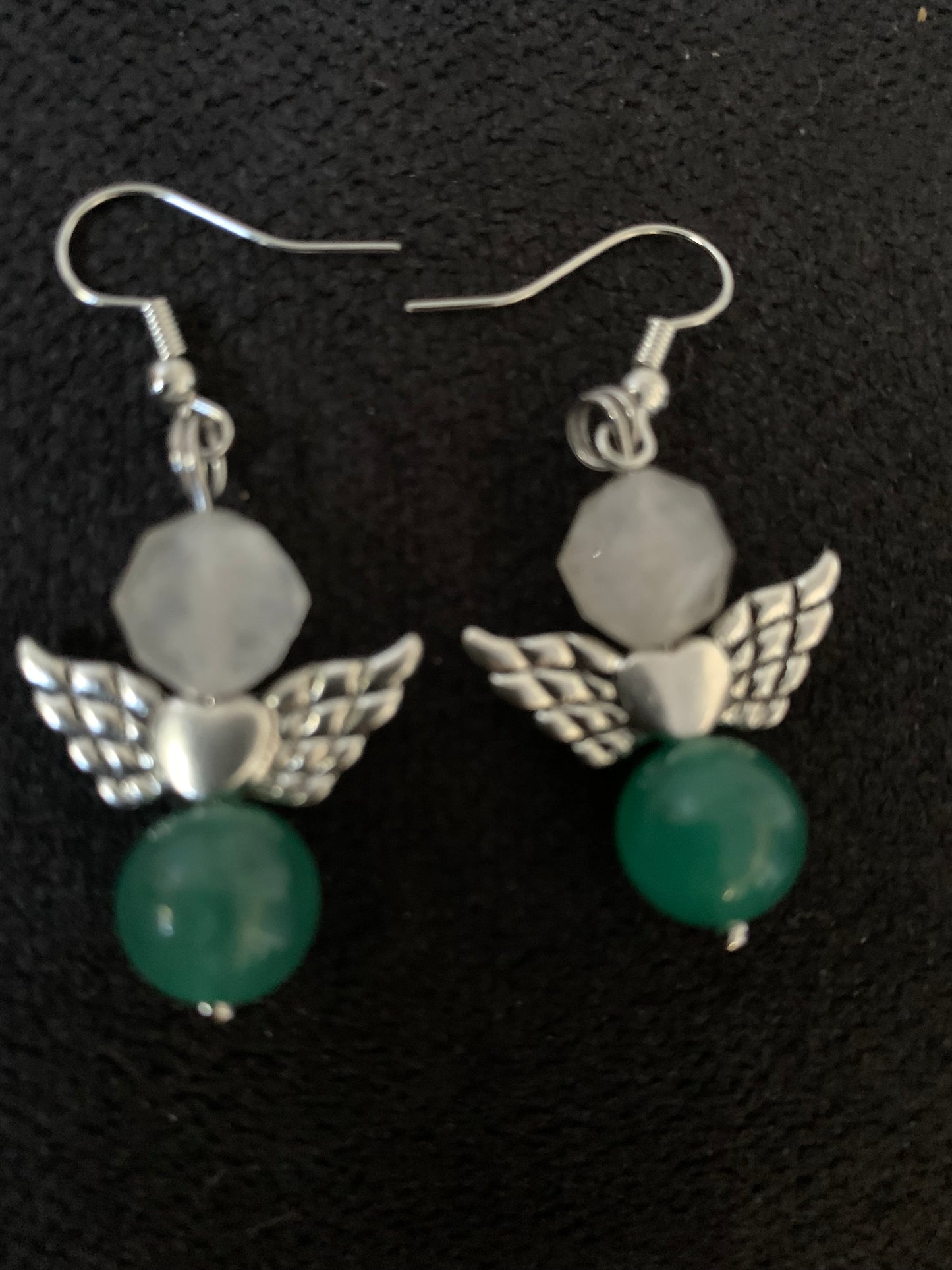 Aventurine & Moonstone Angels