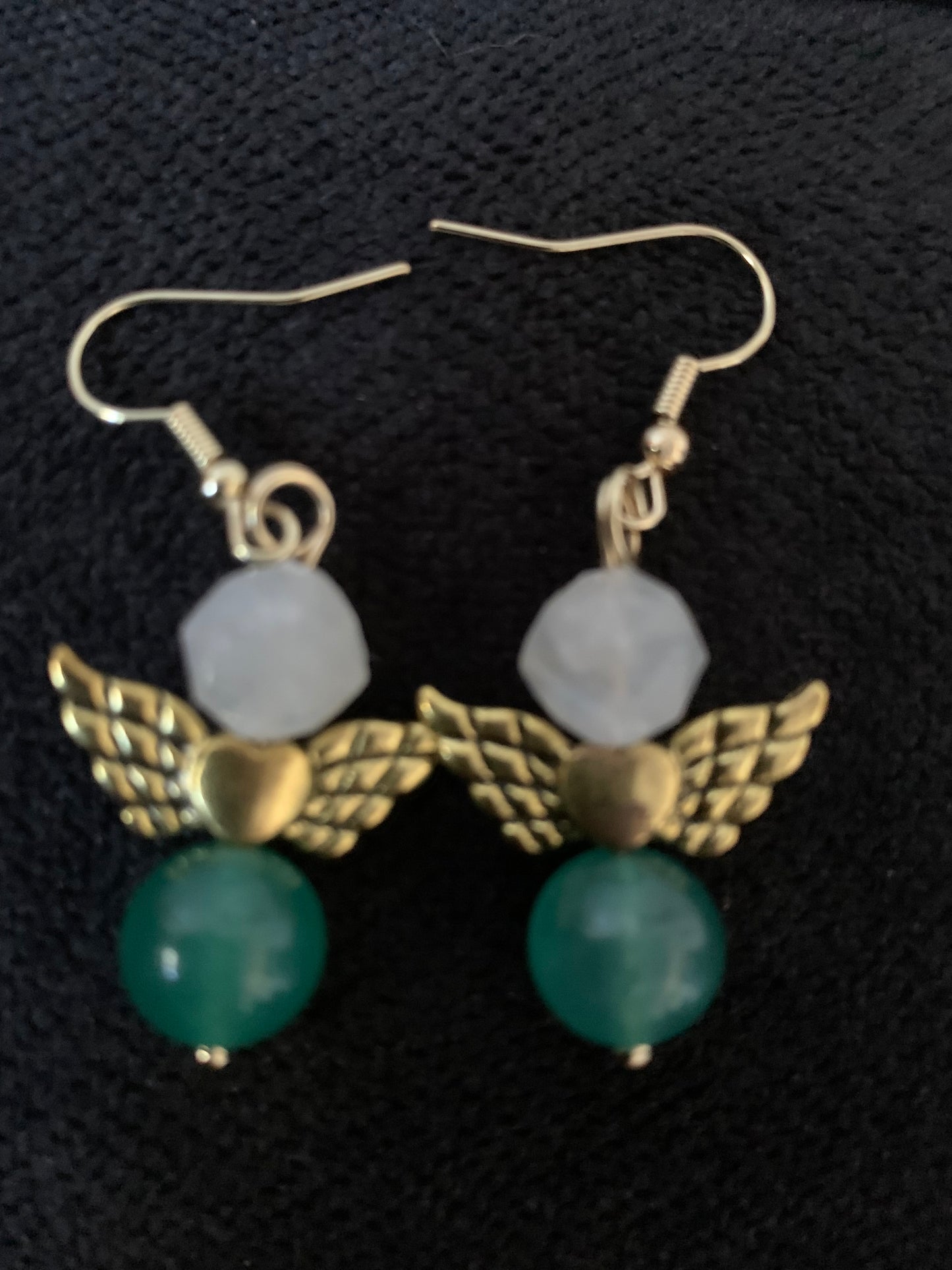 Aventurine & Moonstone Angels